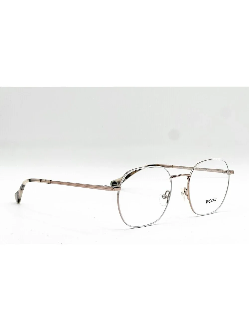 Woow Lucky You 2 9151 Km White Gold Authentic Eyeglasses 51-19-135